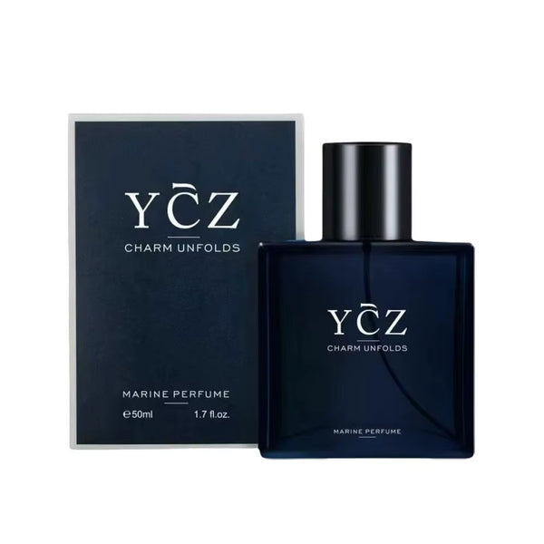 YCZ Blue Men'S Perfume Cologne Woody Scent Long-Lasting Fragrance Ocean Fruity Light Fragrance Romance Gift Perfume Man